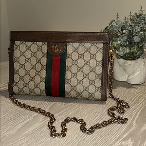 Authentic Gucci Ophidia Shoulder Bag (Sm)